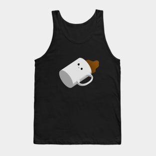 Spilt Coffee Cup (Happy) Tank Top